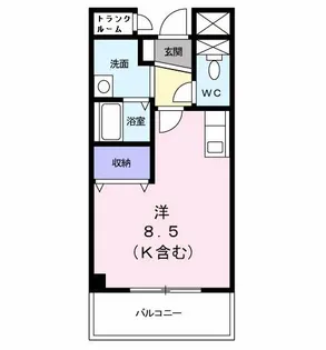 エスポワール【2階】の間取り