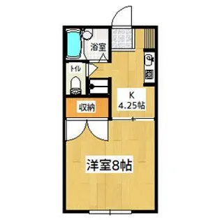ドミール今泉【1階】の間取り