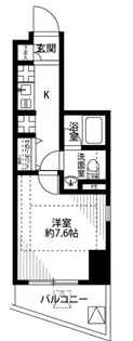 プレール・ドゥーク駒沢大学駅前【8階】の間取り