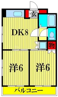 メゾンクレメンス【1階】の間取り