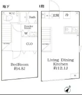 MAISON DE M メゾン・ド・エムの間取り