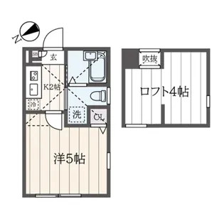 Maison fiere山手【1階】の間取り