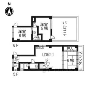 サンアートビル【5階】の間取り