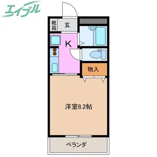 リヴィエールSHIZU【2階】の間取り