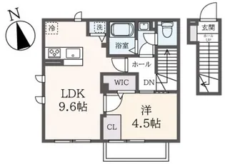 コーポ船橋の間取り