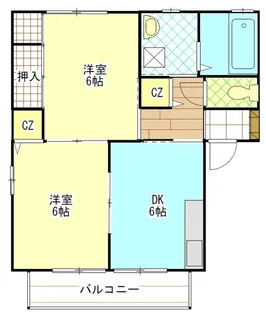 ヴァイナリーヒルズ F【2階】の間取り