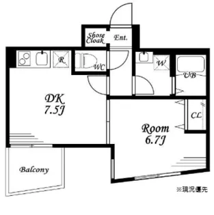 梅ヶ丘CUBE【3階】の間取り