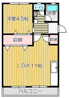 賢勝ビル尾ノ上I【4階】の間取り