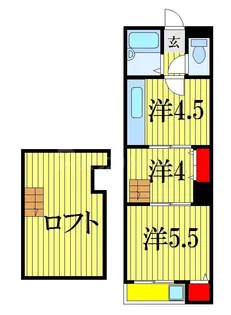 ロートレック幕張本郷【2階】の間取り