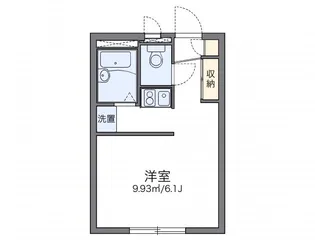 レオパレスアクア【1階】の間取り