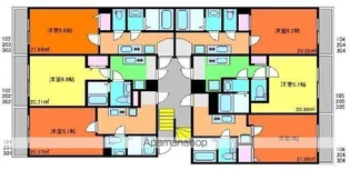 Fille Flats SAKADO RYU【2階】の間取り