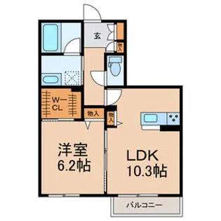 Le Lien (ル リアン)【1階】の間取り