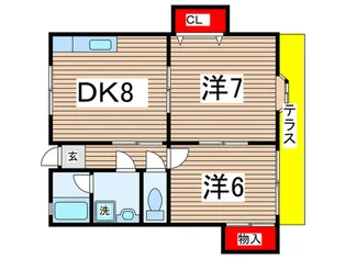 ハウディ-K【2階】の間取り