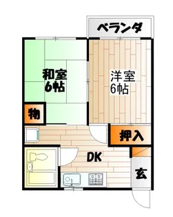 ライズ・イナズミ【1階】の間取り