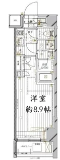 レガリス品川南大井II【3階】の間取り