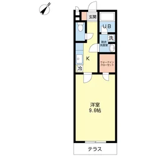 セレーブル【1階】の間取り