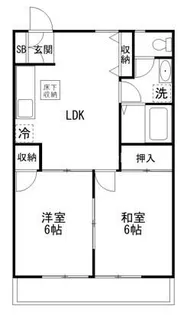 ベルステージI【1階】の間取り