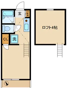 スペンド井荻【1階】の間取り