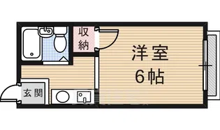 ハイツフミノ【2階】の間取り