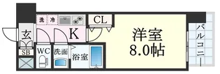 LIVIAZKOBESOLEIL(リヴィアスコウベソレイユ)【7階】の間取り