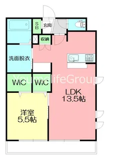 アクアシティ湘南【1階】の間取り