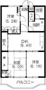 センチュリー豊島園2【2階】の間取り