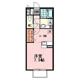 ベルデュール小金井【2階】の間取り
