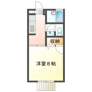ラインハット【2階】の間取り