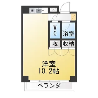 グラディール本山【2階】の間取り