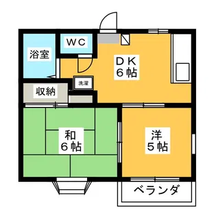 Dハイツ【1階】の間取り
