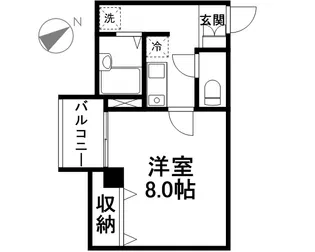 エルズコア【5階】の間取り