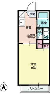 メゾン・プロシード【1階】の間取り