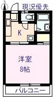 長野県長野市青木島町綱島【アパート】の間取り