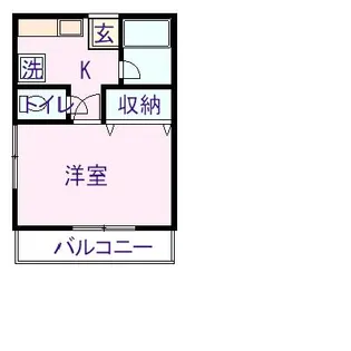 ビュー三ツ藤【1階】の間取り