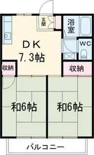 カーサヤマト【2階】の間取り