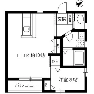 コーポHAMAYU【2階】の間取り