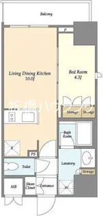 ラティエラ板橋【12階】の間取り