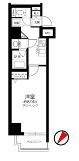 ガリシアヒルズ六本木【5階】の間取り