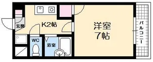 エトワール鯉城【4階】の間取り