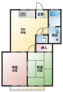 サンビアーズ【1階】の間取り