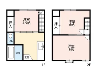 ビ~ラ・Kの間取り