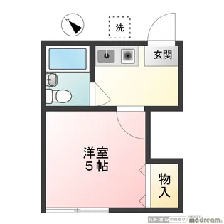 コーポK【1階】の間取り