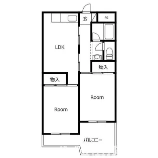徳島サンハイツ【8階】の間取り