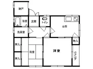 エミールハイツ【1階】の間取り