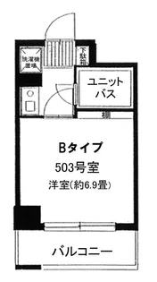 リバーサイドバレル【5階】の間取り