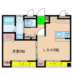 ラ・パレット【3階】の間取り