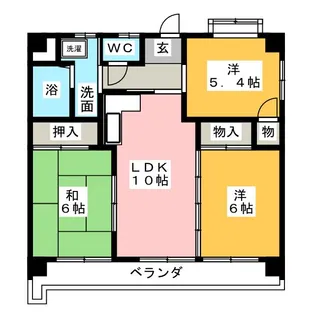 KIN KON 館【4階】の間取り
