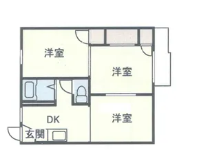 メゾン岡小名No7【2階】の間取り