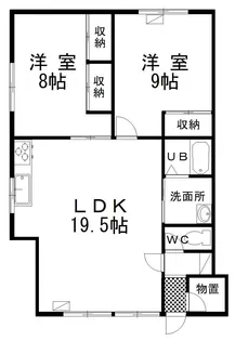 レジデンス昭和【1階】の間取り