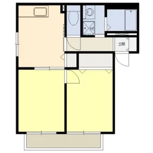 2DKの間取り画像